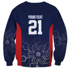Basketball Custom Adelaide Sweatshirt Simple Australian Dot Art - Aussie Hoodie