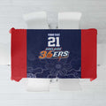 Basketball Custom Adelaide Tablecloth Simple Australian Dot Art - Aussie Hoodie