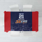 Basketball Custom Adelaide Tablecloth Simple Australian Dot Art - Aussie Hoodie