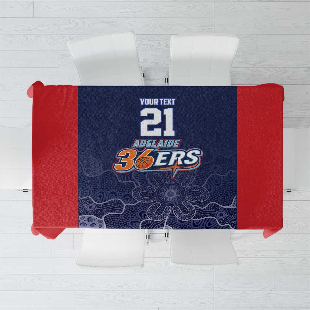 Basketball Custom Adelaide Tablecloth Simple Australian Dot Art - Aussie Hoodie