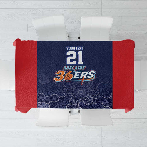 Basketball Custom Adelaide Tablecloth Simple Australian Dot Art - Aussie Hoodie