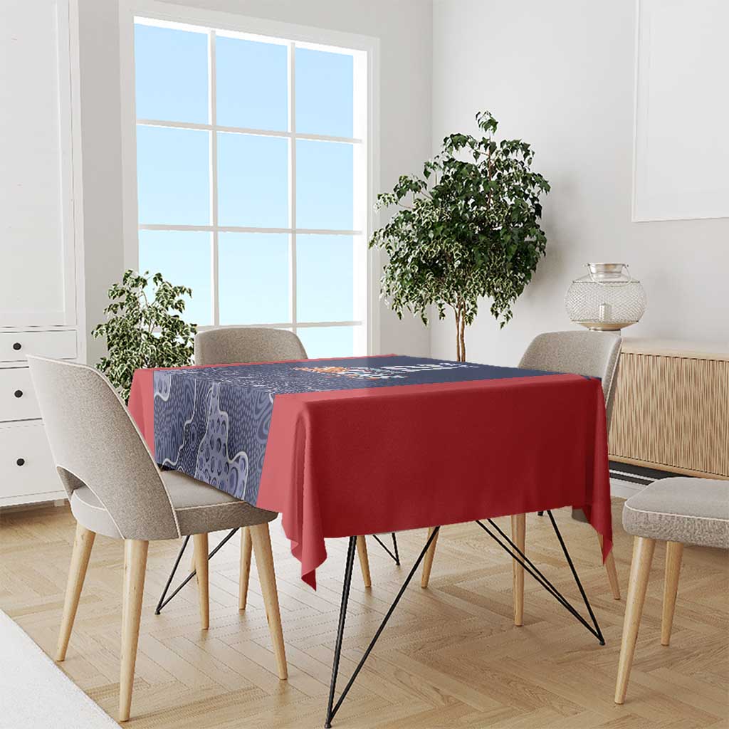 Basketball Custom Adelaide Tablecloth Simple Australian Dot Art - Aussie Hoodie