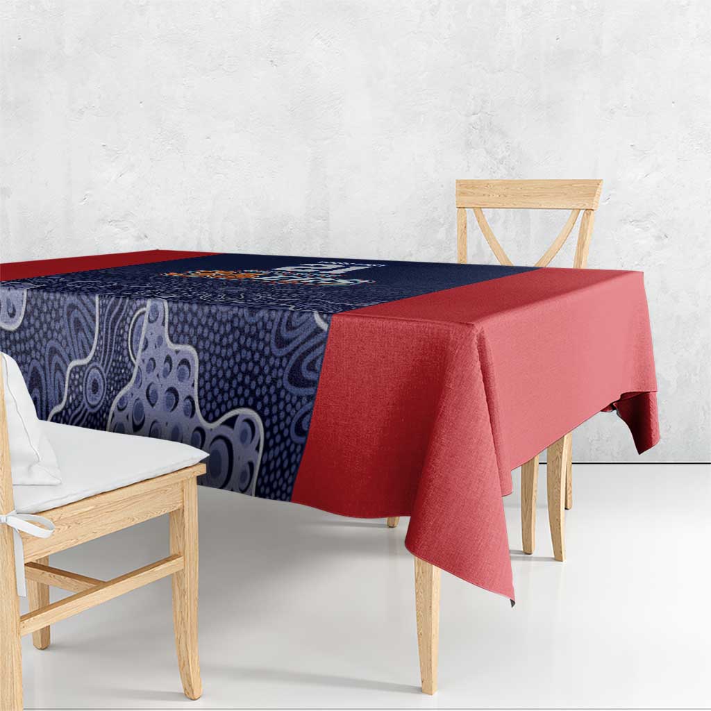 Basketball Custom Adelaide Tablecloth Simple Australian Dot Art - Aussie Hoodie