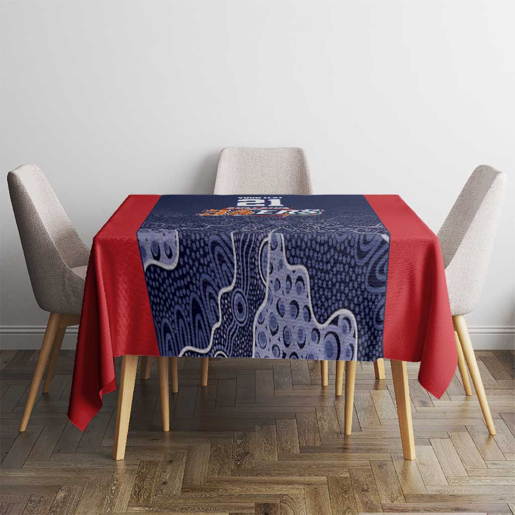 Basketball Custom Adelaide Tablecloth Simple Australian Dot Art - Aussie Hoodie