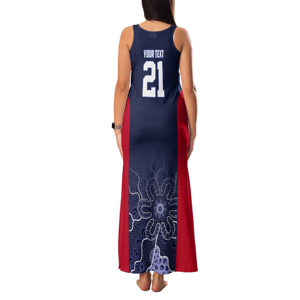 Basketball Custom Adelaide Tank Maxi Dress Simple Australian Dot Art - Aussie Hoodie