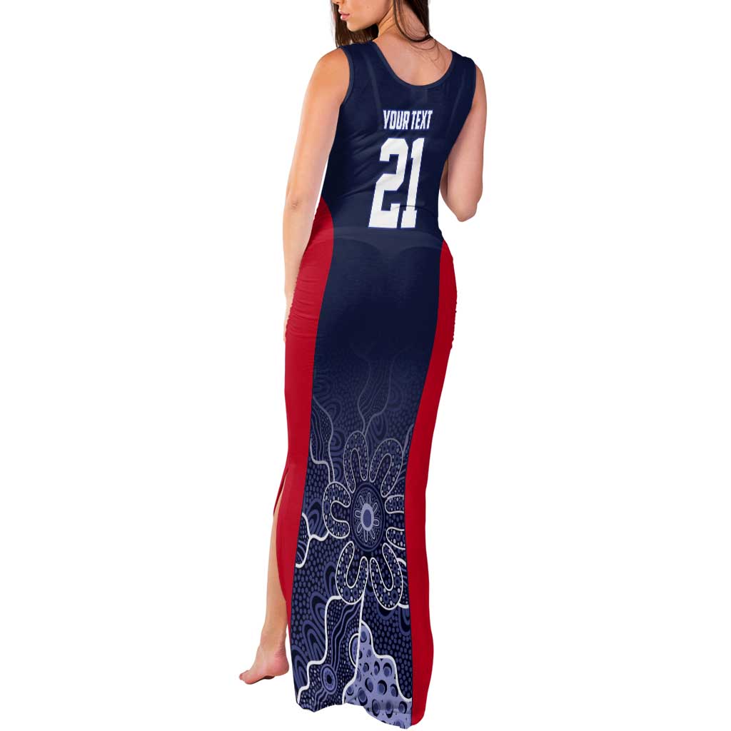 Basketball Custom Adelaide Tank Maxi Dress Simple Australian Dot Art - Aussie Hoodie