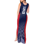 Basketball Custom Adelaide Tank Maxi Dress Simple Australian Dot Art - Aussie Hoodie