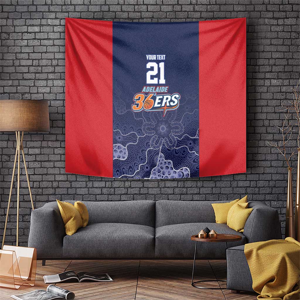 Basketball Custom Adelaide Tapestry Simple Australian Dot Art - Aussie Hoodie
