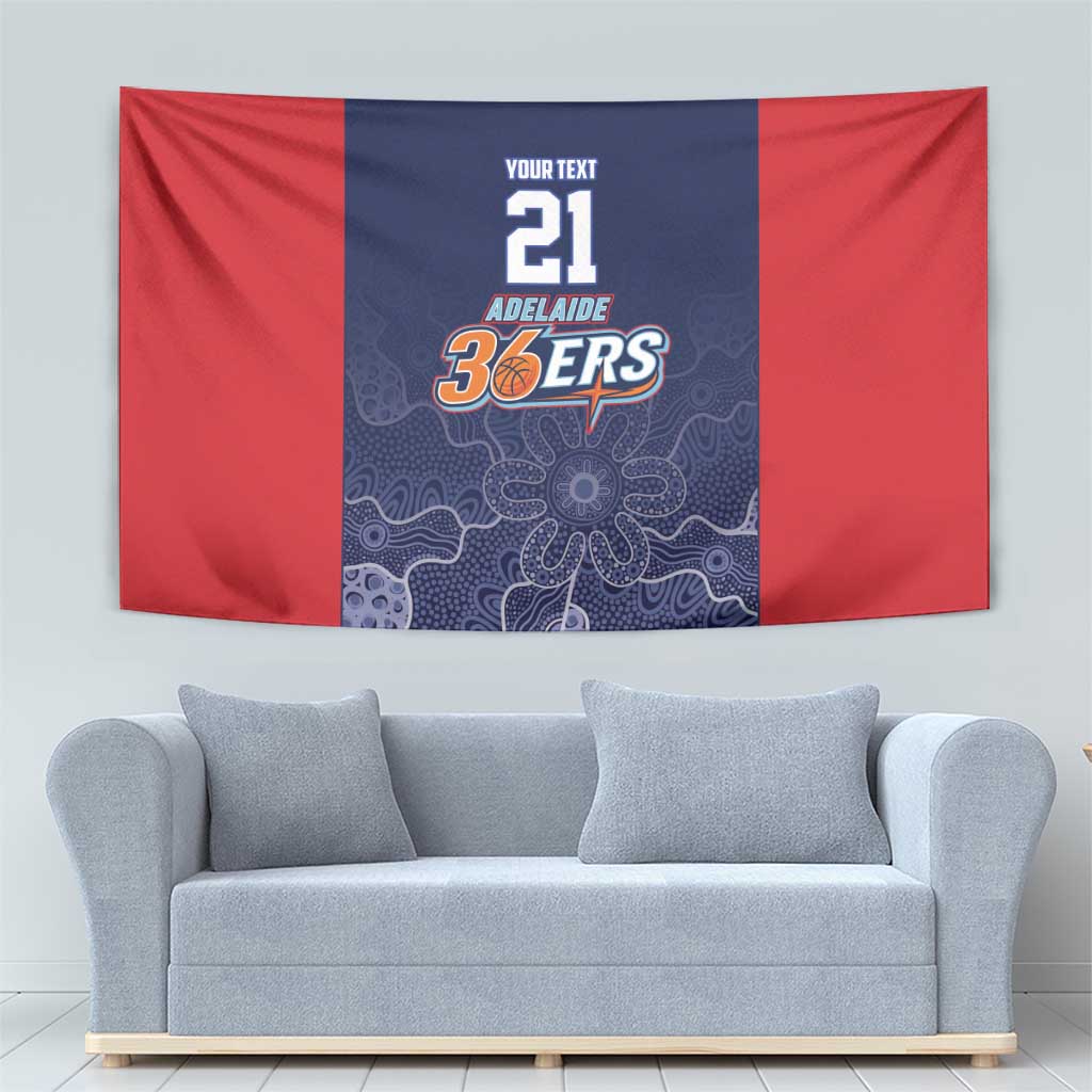 Basketball Custom Adelaide Tapestry Simple Australian Dot Art - Aussie Hoodie