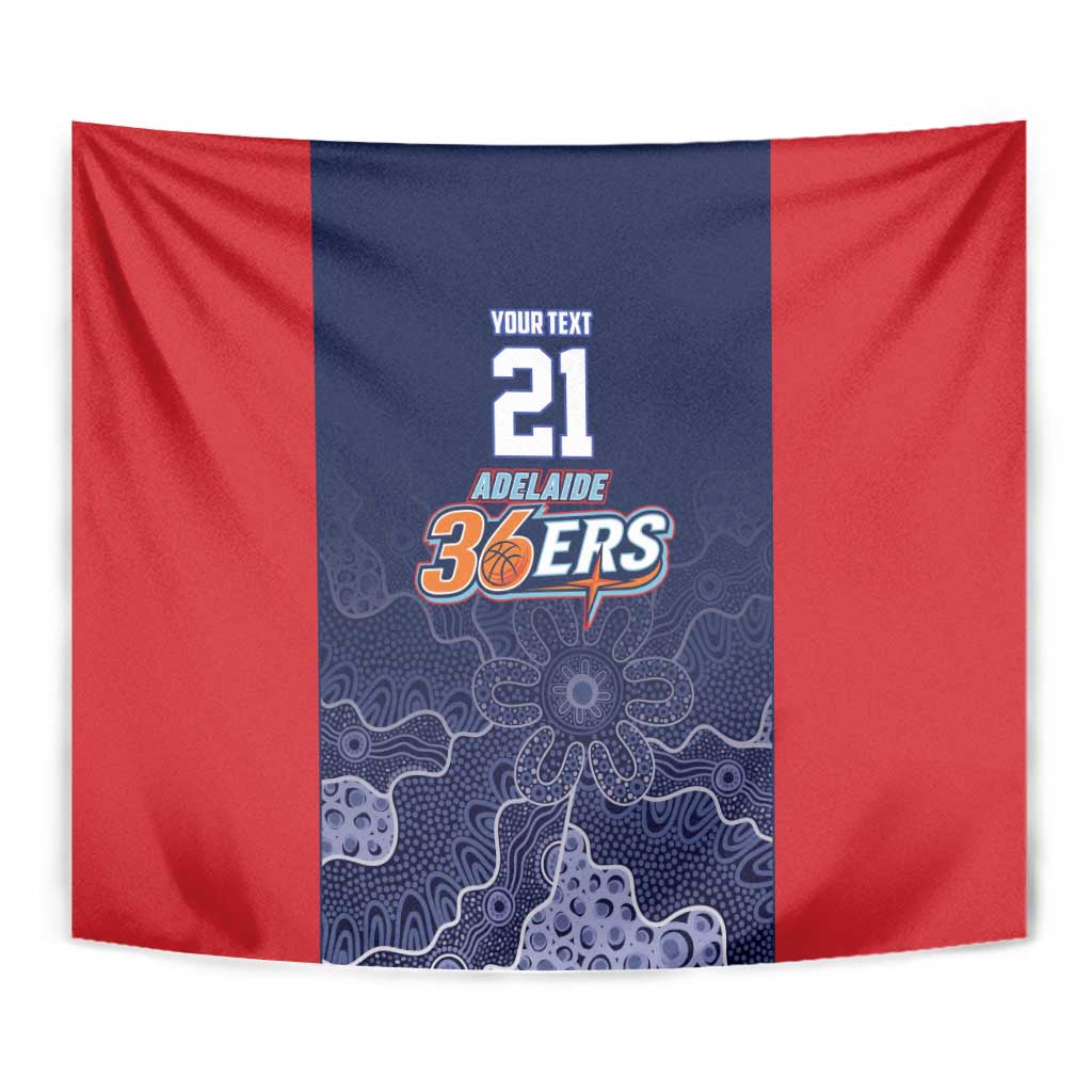 Basketball Custom Adelaide Tapestry Simple Australian Dot Art - Aussie Hoodie