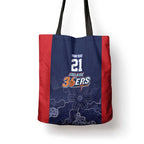 Basketball Custom Adelaide Tote Bag Simple Australian Dot Art - Aussie Hoodie