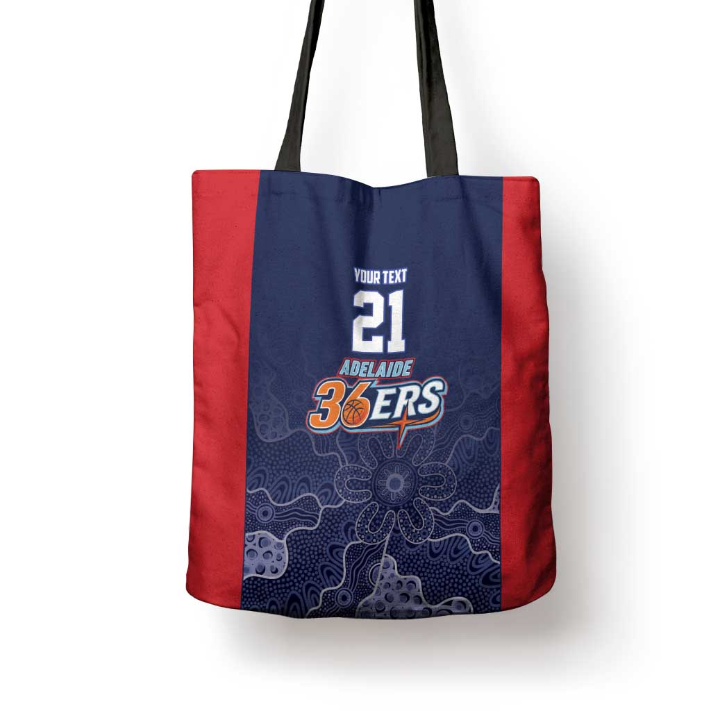 Basketball Custom Adelaide Tote Bag Simple Australian Dot Art - Aussie Hoodie