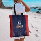 Basketball Custom Adelaide Tote Bag Simple Australian Dot Art - Aussie Hoodie