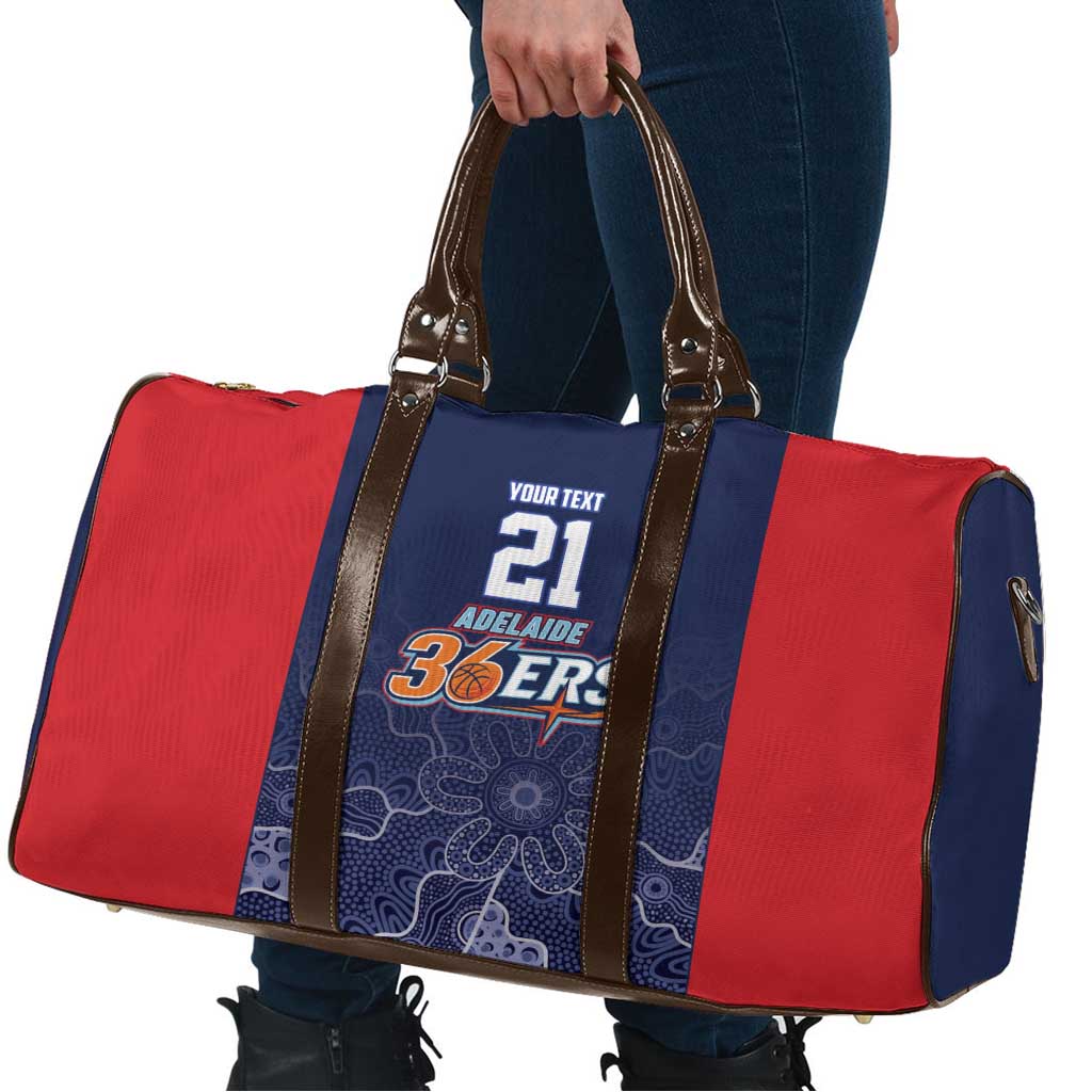 Basketball Custom Adelaide Travel Bag Simple Australian Dot Art - Aussie Hoodie