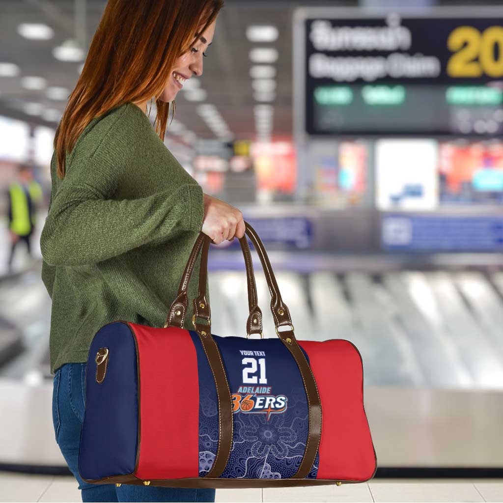 Basketball Custom Adelaide Travel Bag Simple Australian Dot Art - Aussie Hoodie