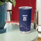 Basketball Custom Adelaide Tumbler Cup Simple Australian Dot Art - Aussie Hoodie