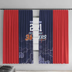 Basketball Custom Adelaide Window Curtain Simple Australian Dot Art - Aussie Hoodie