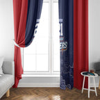 Basketball Custom Adelaide Window Curtain Simple Australian Dot Art - Aussie Hoodie
