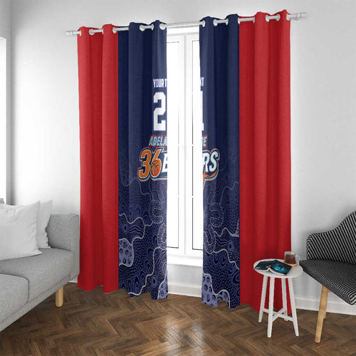 Basketball Custom Adelaide Window Curtain Simple Australian Dot Art - Aussie Hoodie