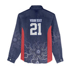 Basketball Custom Adelaide Women Casual Shirt Simple Australian Dot Art - Aussie Hoodie