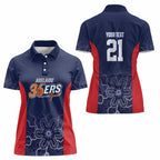 Basketball Custom Adelaide Women Polo Shirt Simple Australian Dot Art - Aussie Hoodie