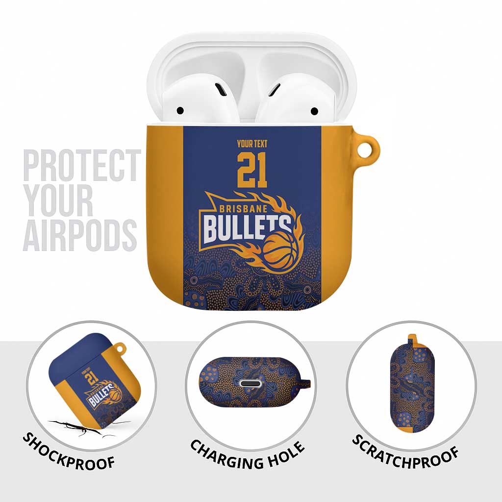 Basketball Custom Brisbane AirPods Case Simple Australian Dot Art - Aussie Hoodie