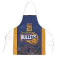 Basketball Custom Brisbane Apron Simple Australian Dot Art - Aussie Hoodie