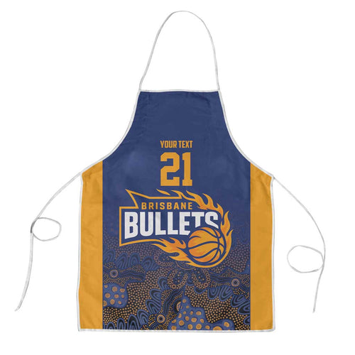 Basketball Custom Brisbane Apron Simple Australian Dot Art - Aussie Hoodie