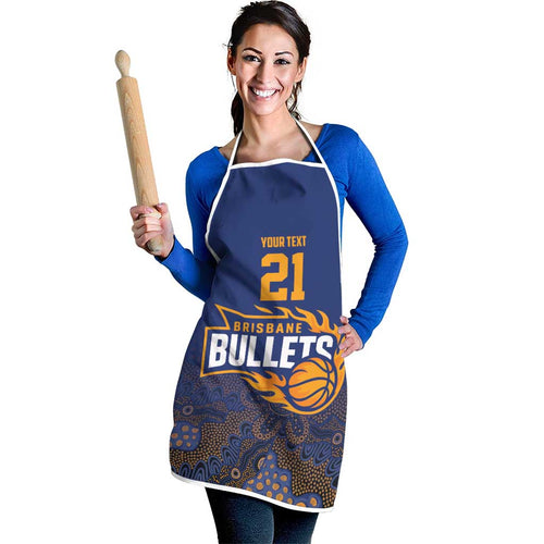 Basketball Custom Brisbane Apron Simple Australian Dot Art - Aussie Hoodie