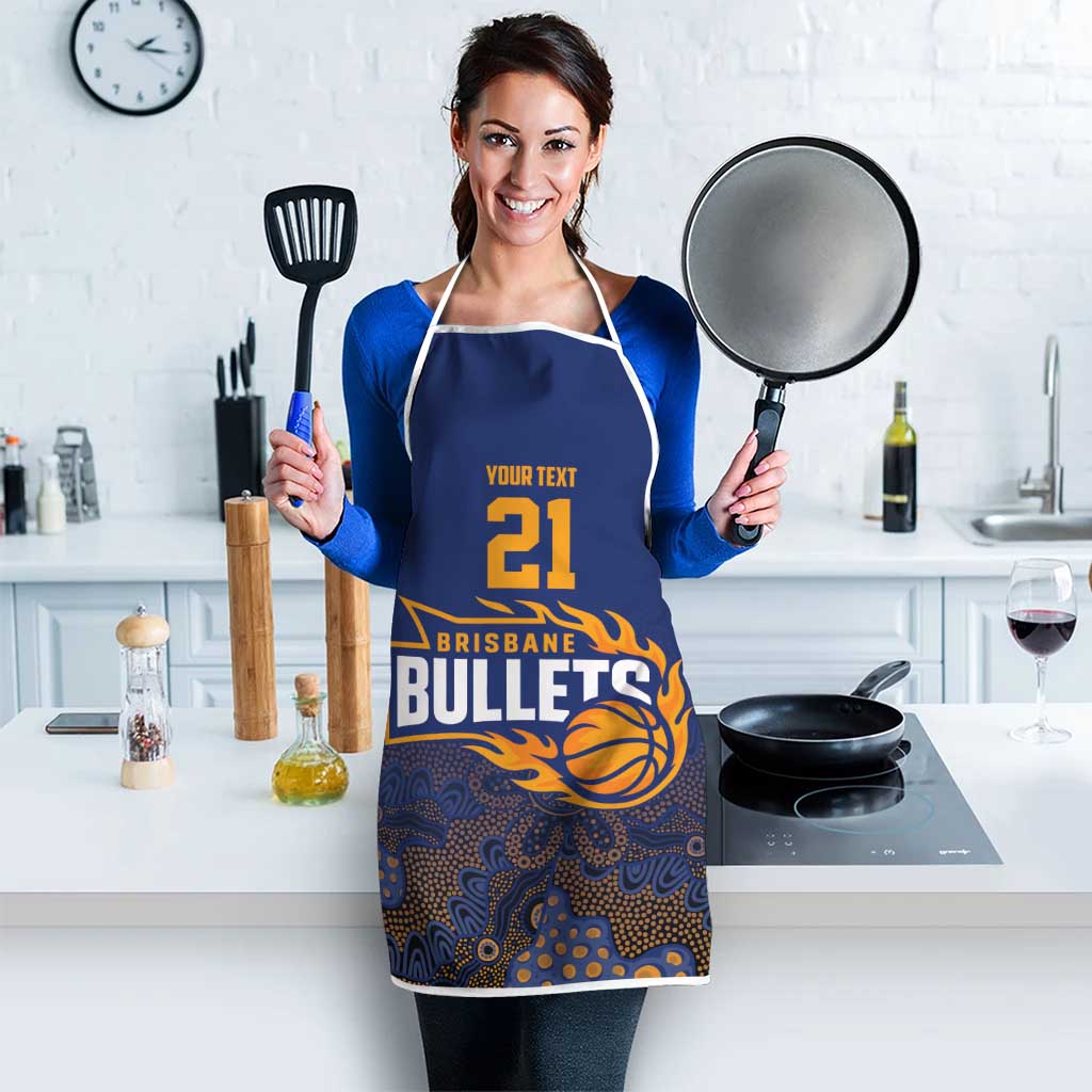 Basketball Custom Brisbane Apron Simple Australian Dot Art - Aussie Hoodie