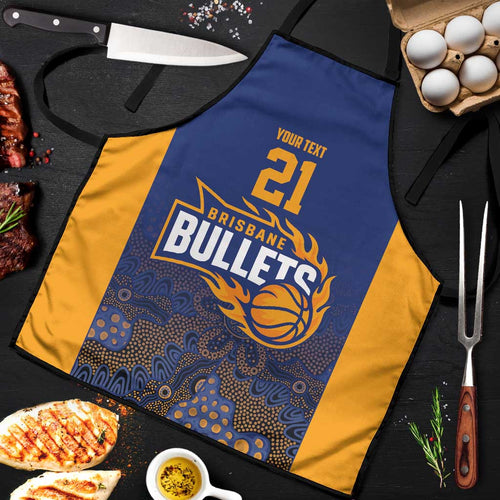 Basketball Custom Brisbane Apron Simple Australian Dot Art - Aussie Hoodie