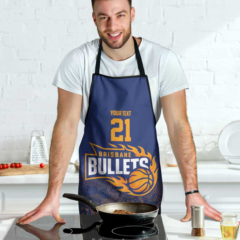 Basketball Custom Brisbane Apron Simple Australian Dot Art - Aussie Hoodie