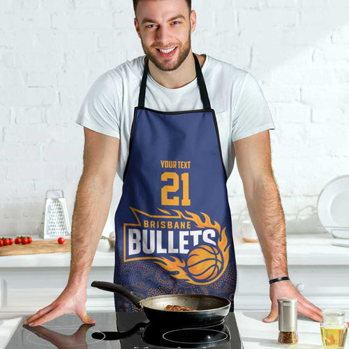 Basketball Custom Brisbane Apron Simple Australian Dot Art - Aussie Hoodie