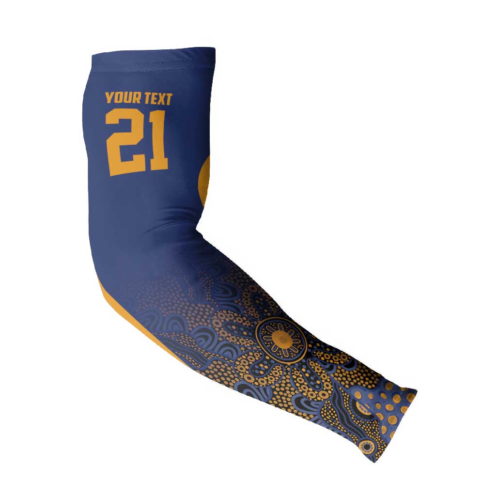 Basketball Custom Brisbane Arm Sleeves Simple Australian Dot Art - Aussie Hoodie