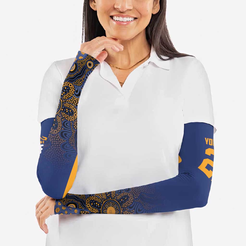 Basketball Custom Brisbane Arm Sleeves Simple Australian Dot Art - Aussie Hoodie