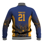 Basketball Custom Brisbane Baseball Jacket Simple Australian Dot Art - Aussie Hoodie