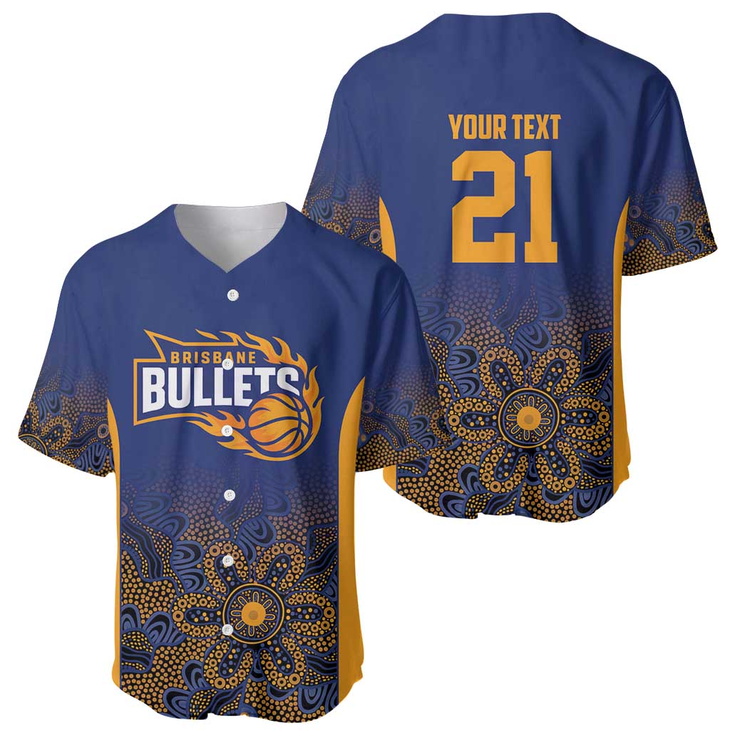 Basketball Custom Brisbane Baseball Jersey Simple Australian Dot Art - Aussie Hoodie