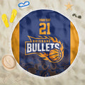 Basketball Custom Brisbane Beach Blanket Simple Australian Dot Art - Aussie Hoodie