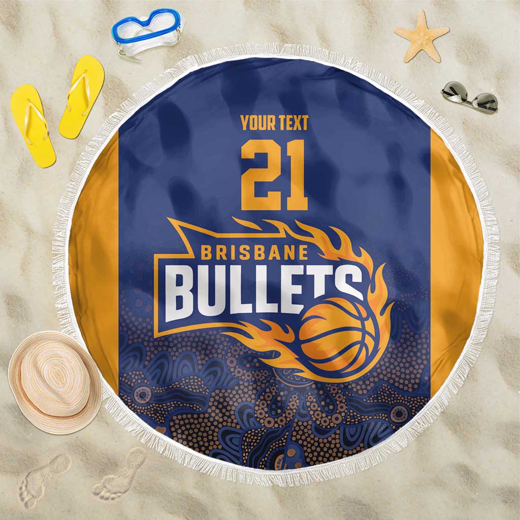Basketball Custom Brisbane Beach Blanket Simple Australian Dot Art - Aussie Hoodie