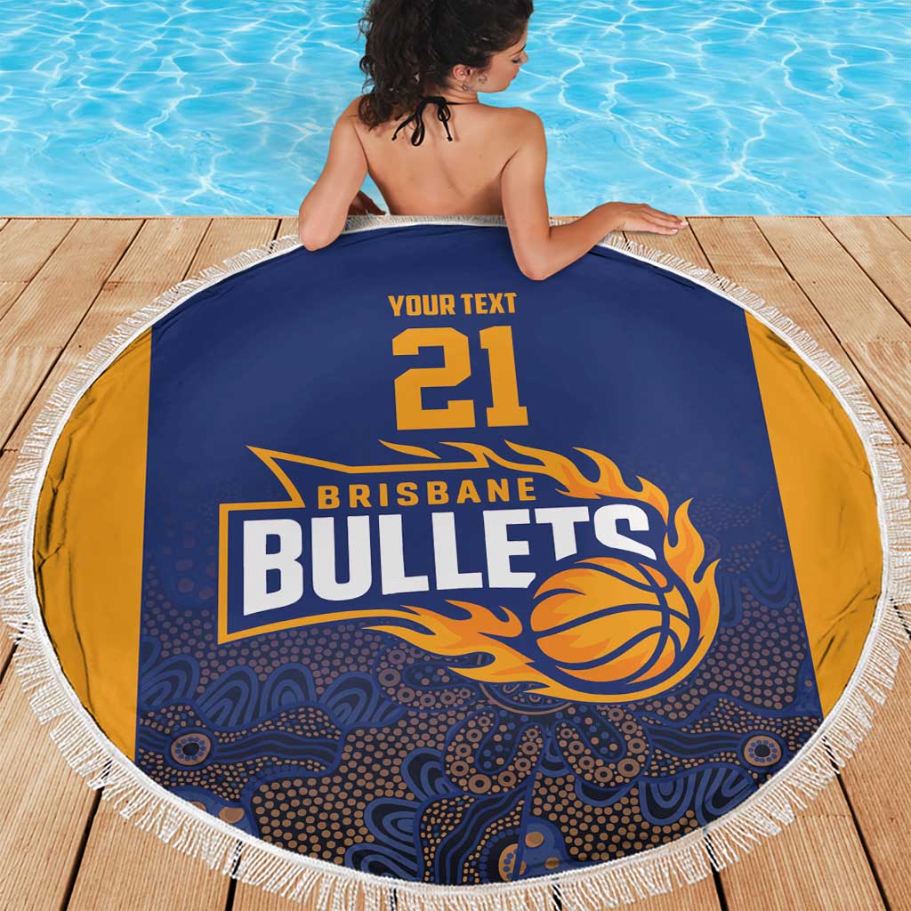 Basketball Custom Brisbane Beach Blanket Simple Australian Dot Art - Aussie Hoodie