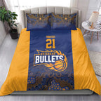 Basketball Custom Brisbane Bedding Set Simple Australian Dot Art - Aussie Hoodie