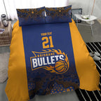 Basketball Custom Brisbane Bedding Set Simple Australian Dot Art - Aussie Hoodie