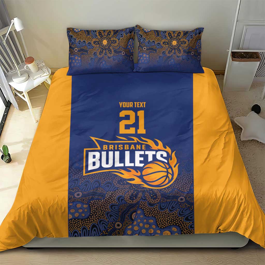 Basketball Custom Brisbane Bedding Set Simple Australian Dot Art - Aussie Hoodie