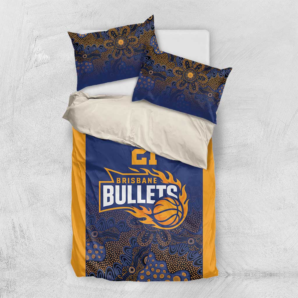 Basketball Custom Brisbane Bedding Set Simple Australian Dot Art - Aussie Hoodie