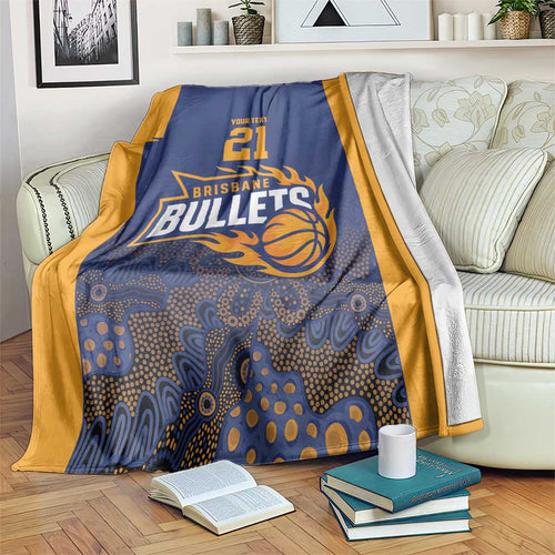 Basketball Custom Brisbane Blanket Simple Australian Dot Art - Aussie Hoodie