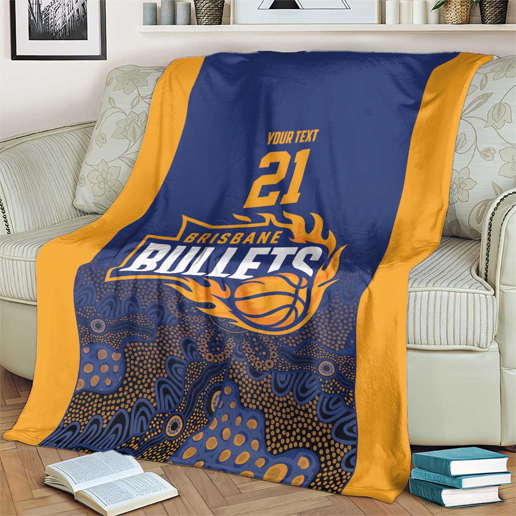 Basketball Custom Brisbane Blanket Simple Australian Dot Art - Aussie Hoodie