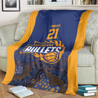 Basketball Custom Brisbane Blanket Simple Australian Dot Art - Aussie Hoodie