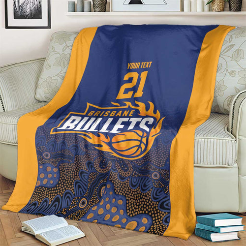 Basketball Custom Brisbane Blanket Simple Australian Dot Art - Aussie Hoodie