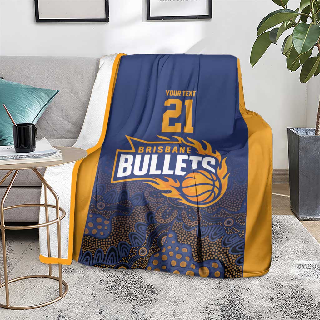 Basketball Custom Brisbane Blanket Simple Australian Dot Art - Aussie Hoodie