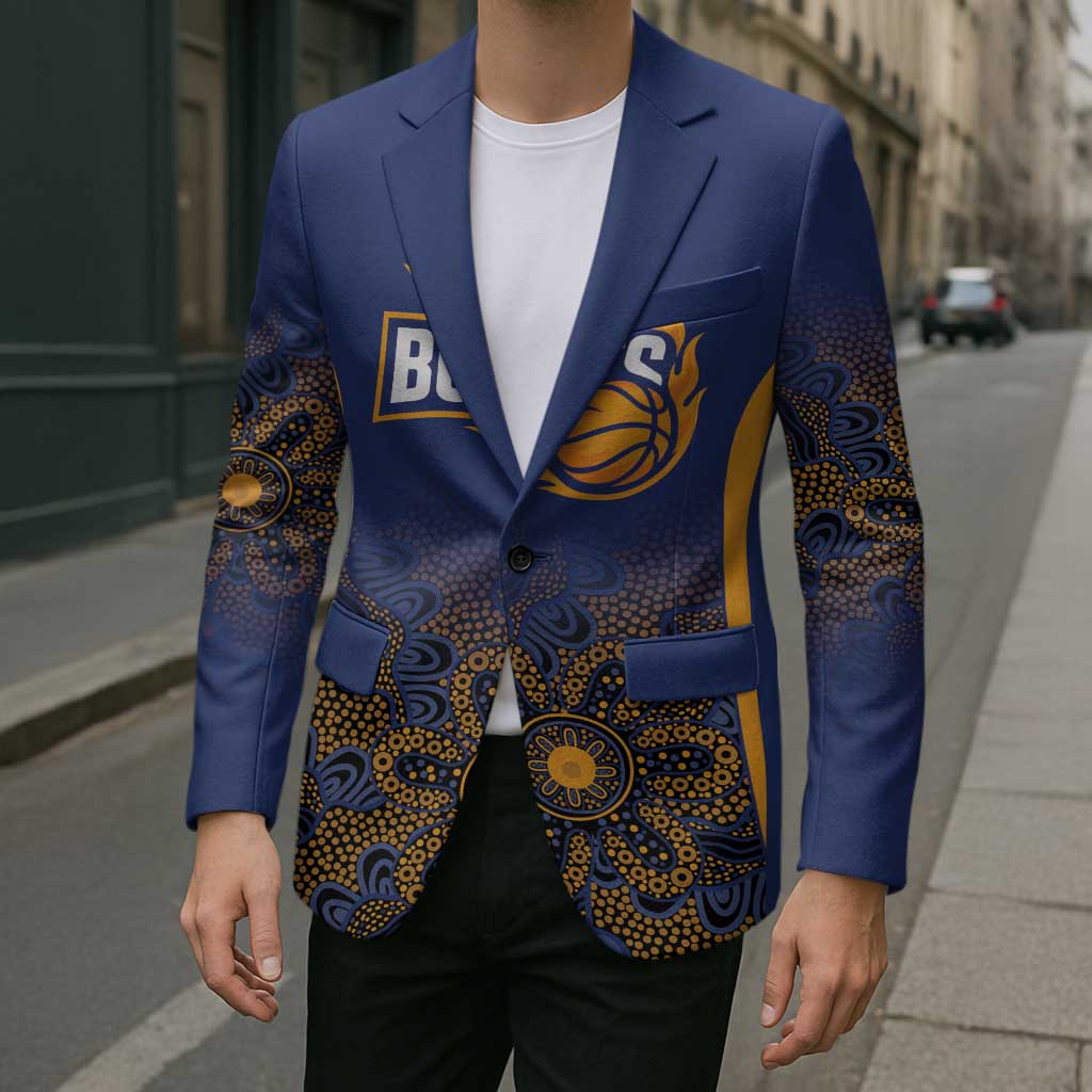 Basketball Custom Brisbane Blazer Simple Australian Dot Art - Aussie Hoodie